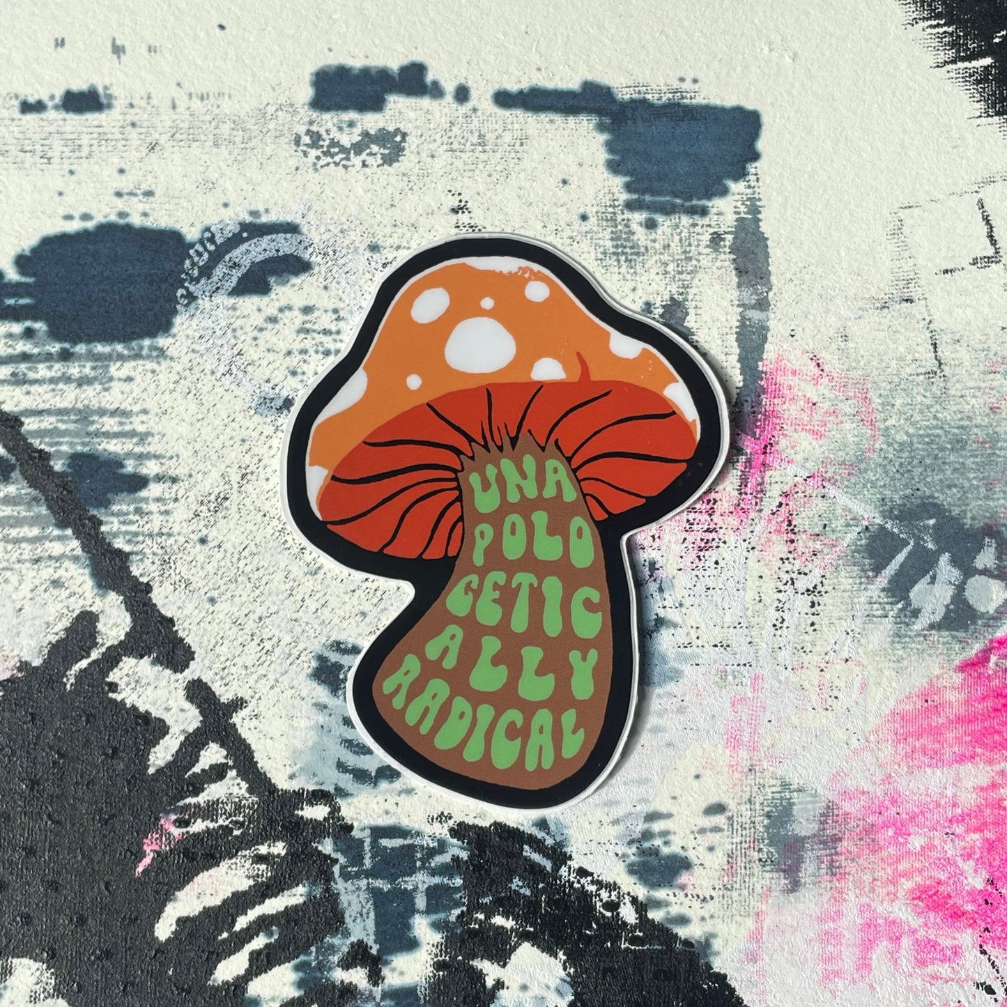 the earth mushroom sticker