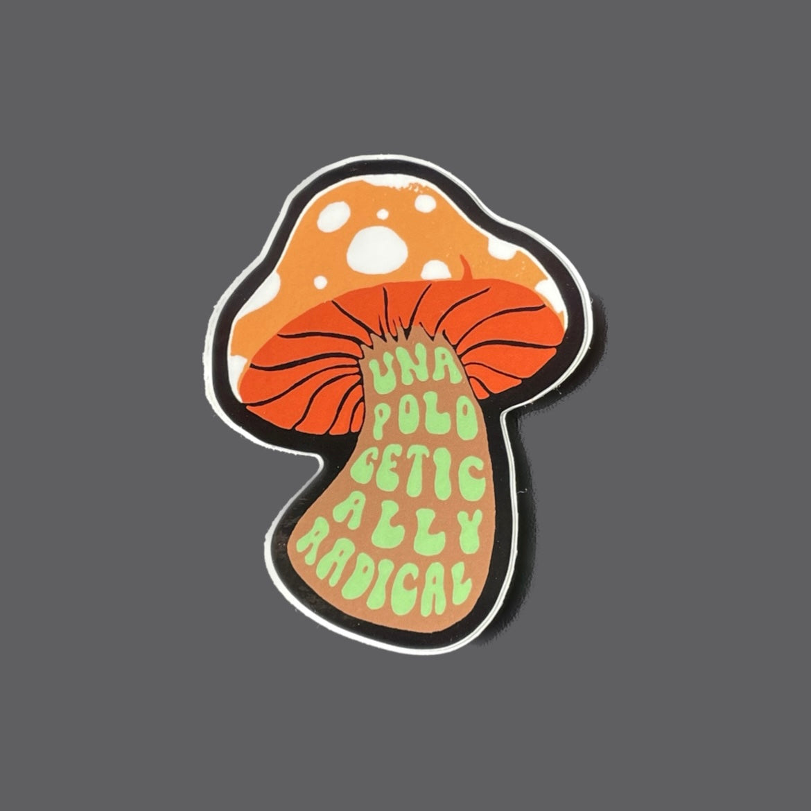 the earth mushroom sticker