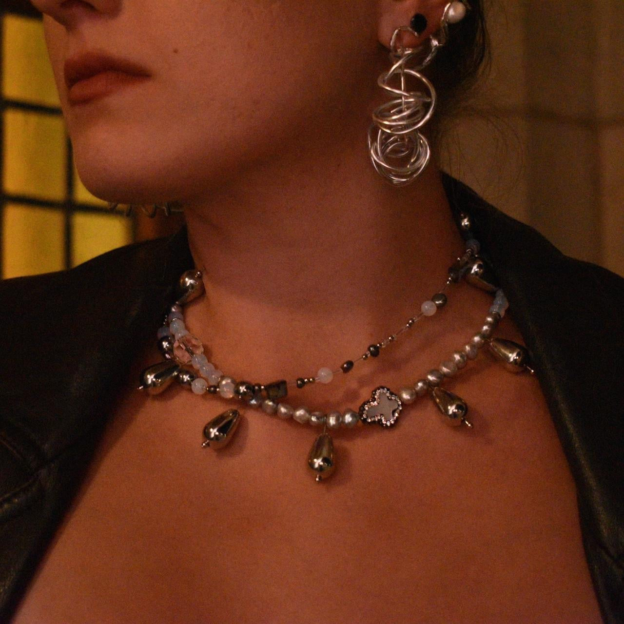 the droplet necklace ⋆˙⟡