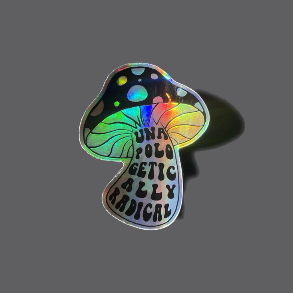 the chrome mushroom sticker