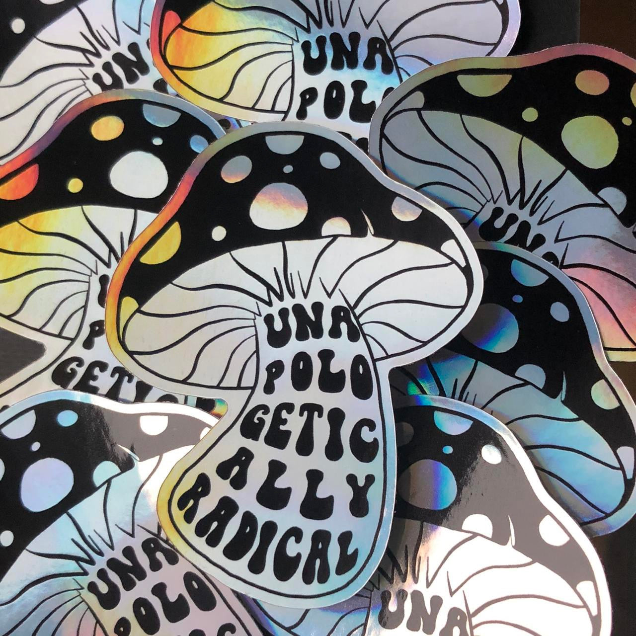 the chrome mushroom sticker