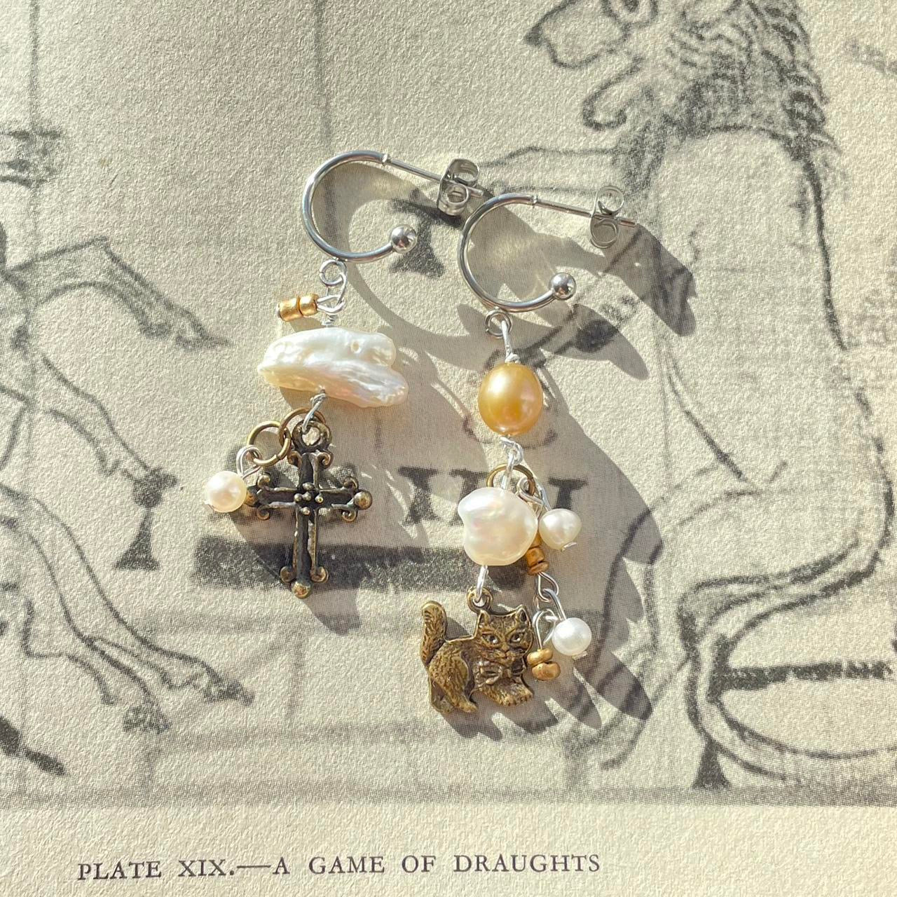 x the medieval earrings °°°·.°·..·°¯°·._.·