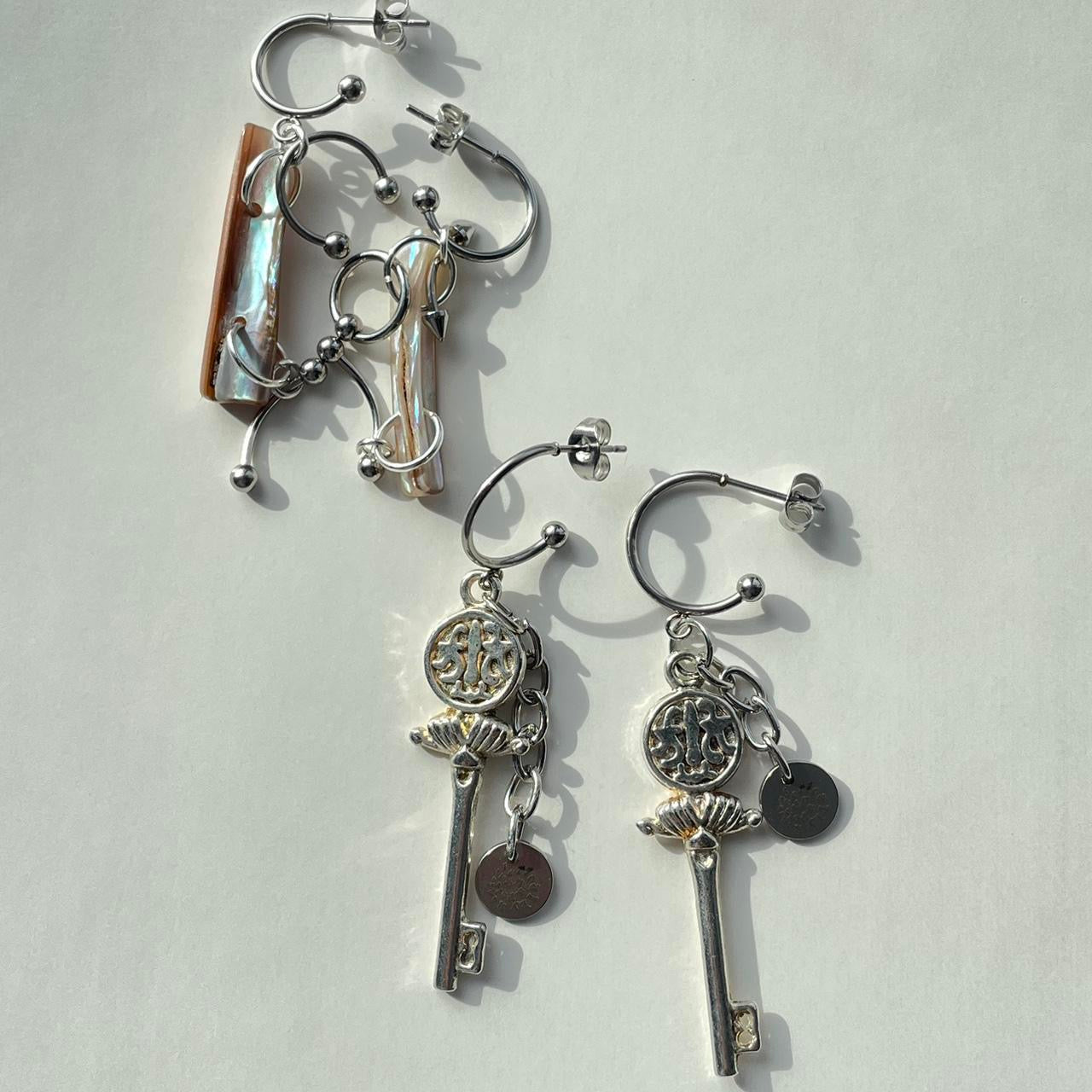the locked in earrings . ݁₊ ⊹ . ݁˖ . ݁