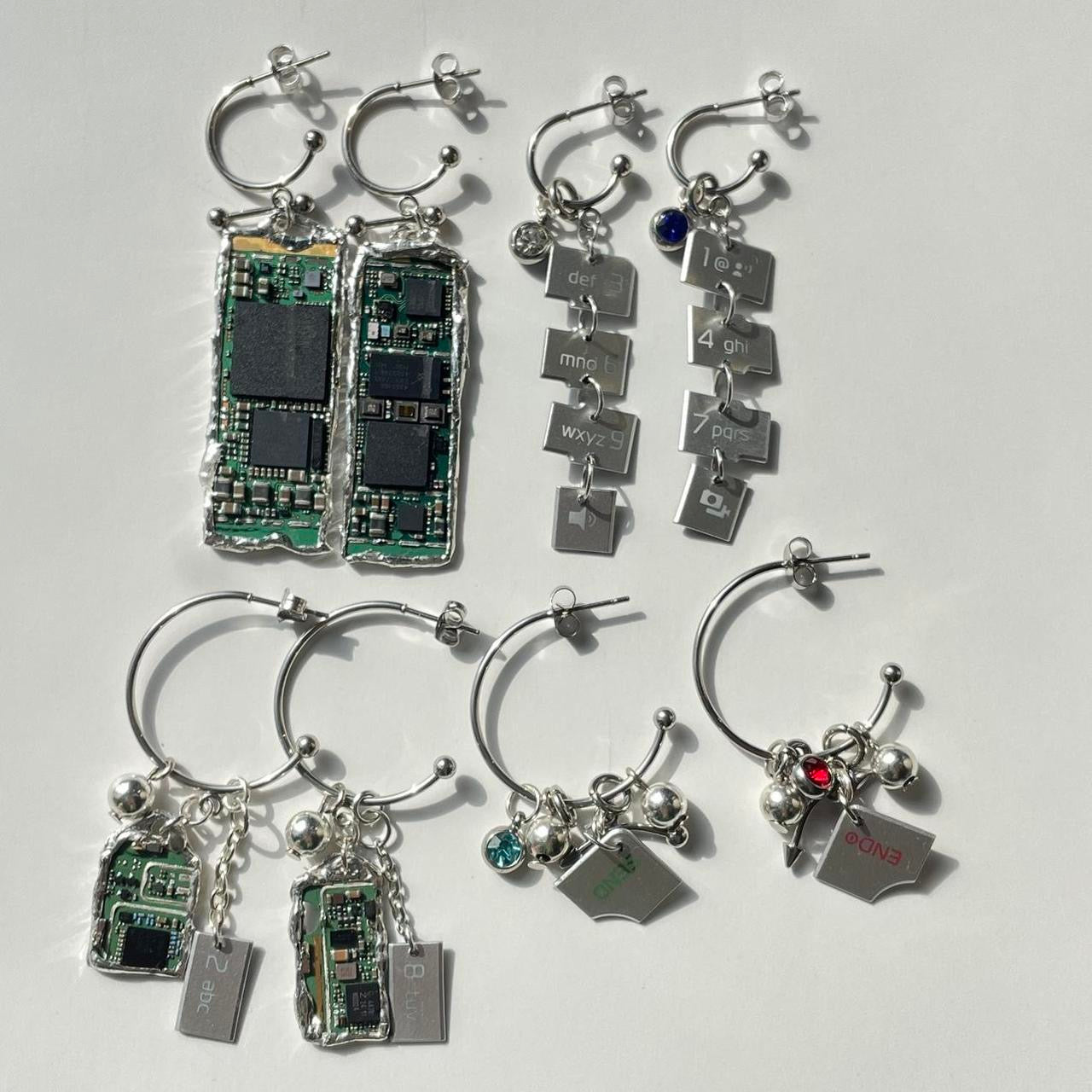 x the caller id earrings `โฆ ห ึดึถ ๐โน