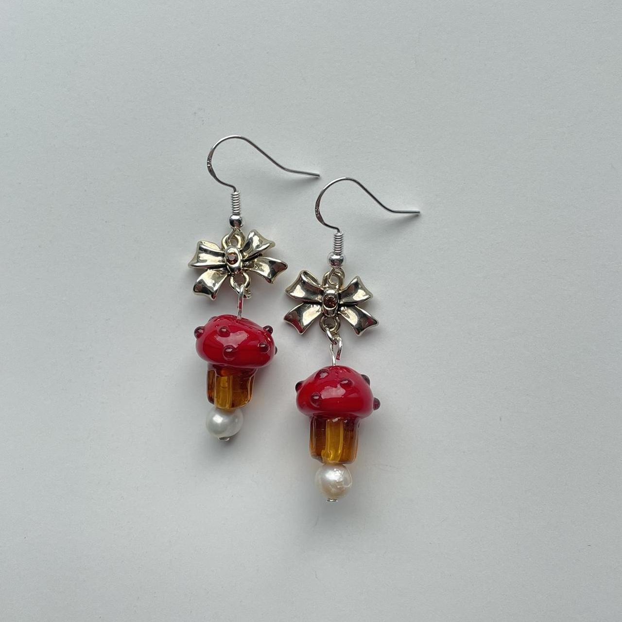 the fungus earrings .・・゜゜・.・ ・゚゚・。