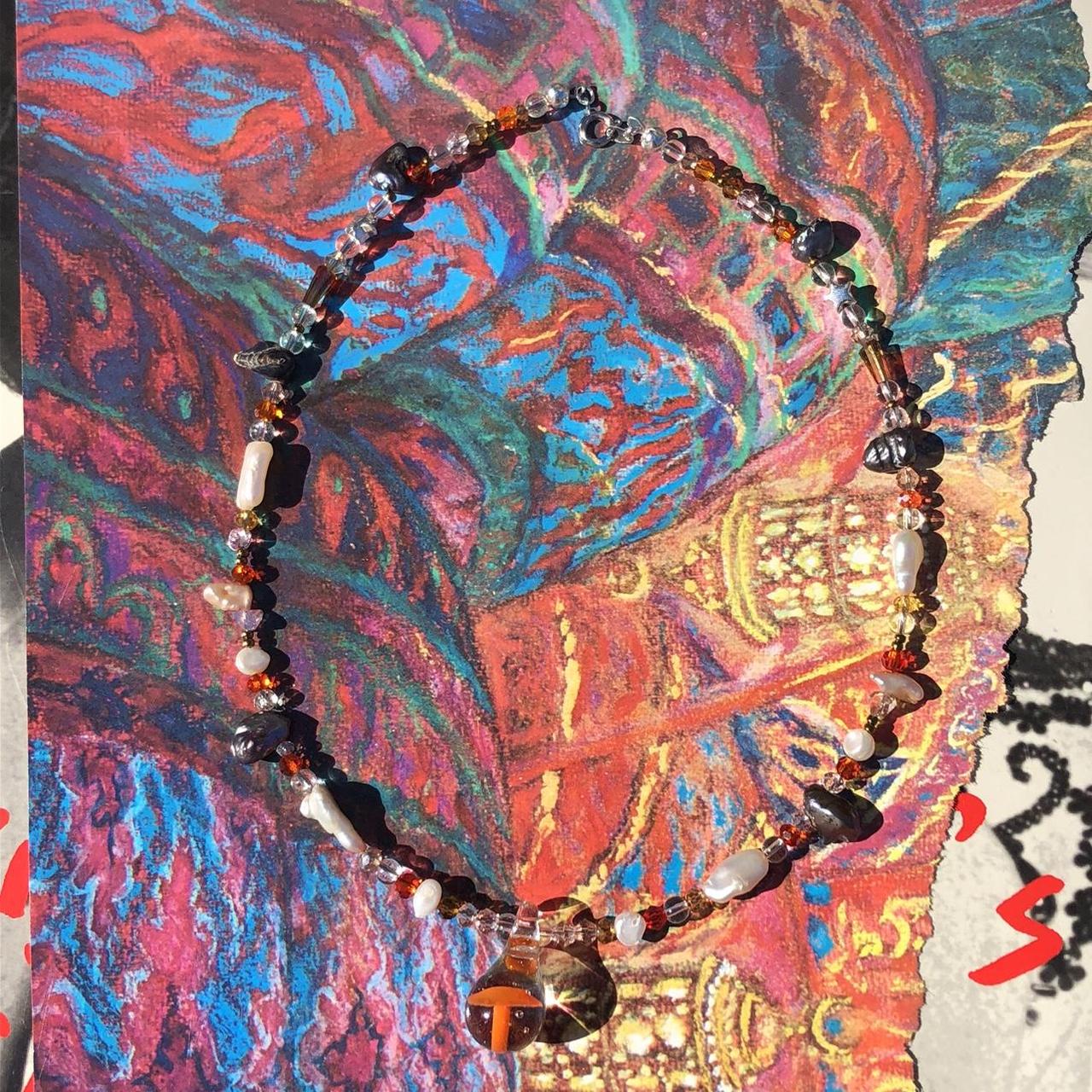 x the autumn shroom necklace .。*゚+.*.。