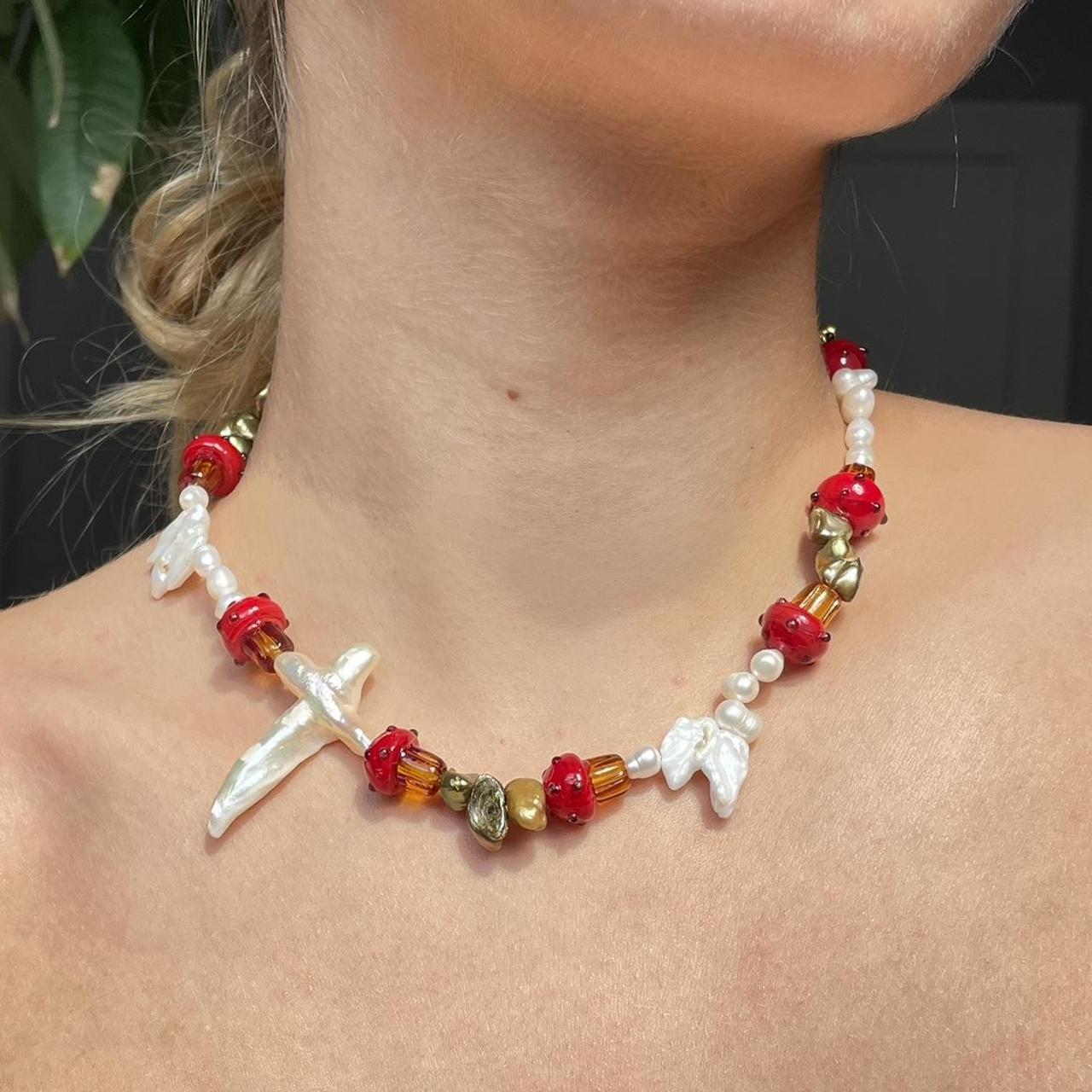 the deathcap necklace ˗ˏˋ ´ˎ˗