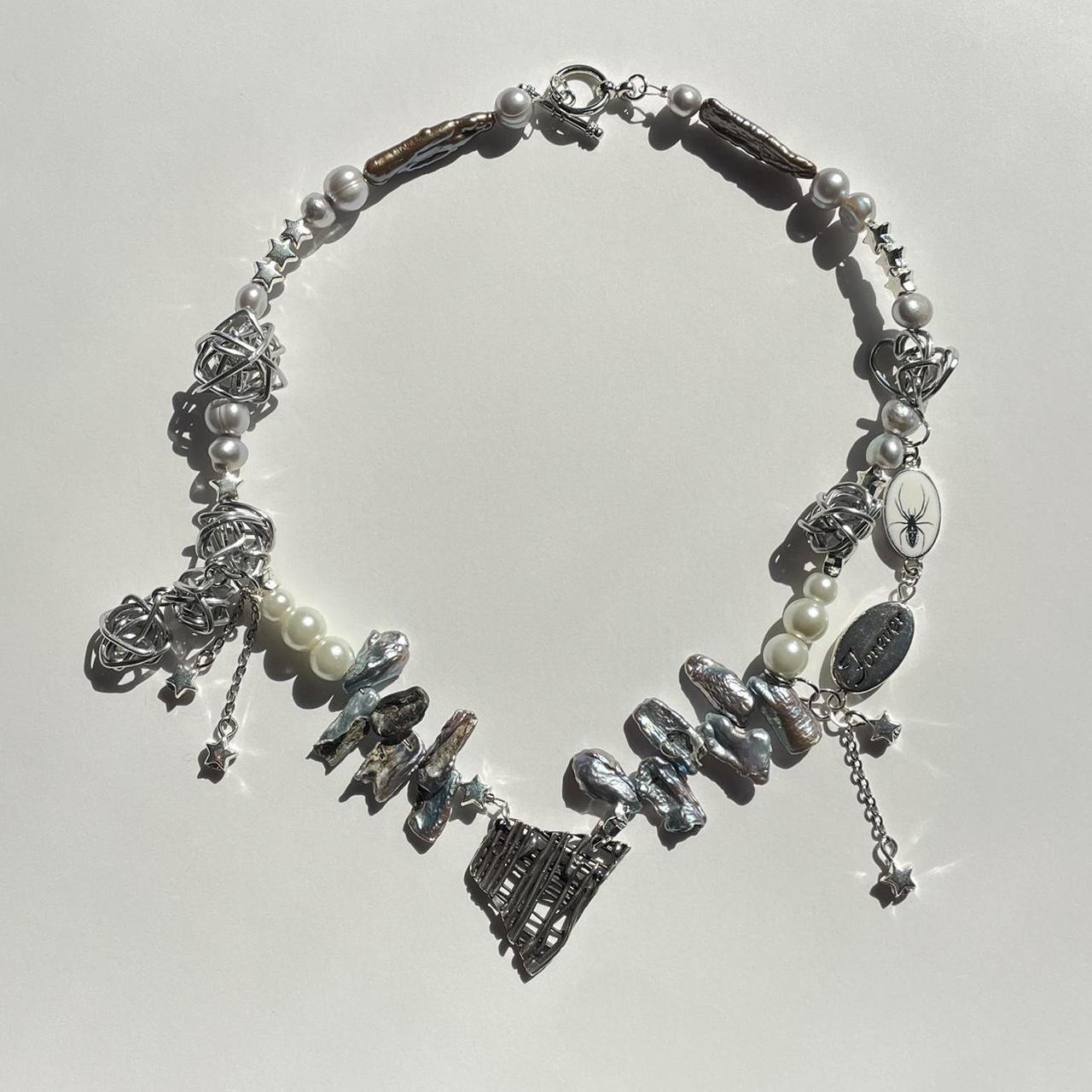 the crosshatch necklace ・゜゚✧