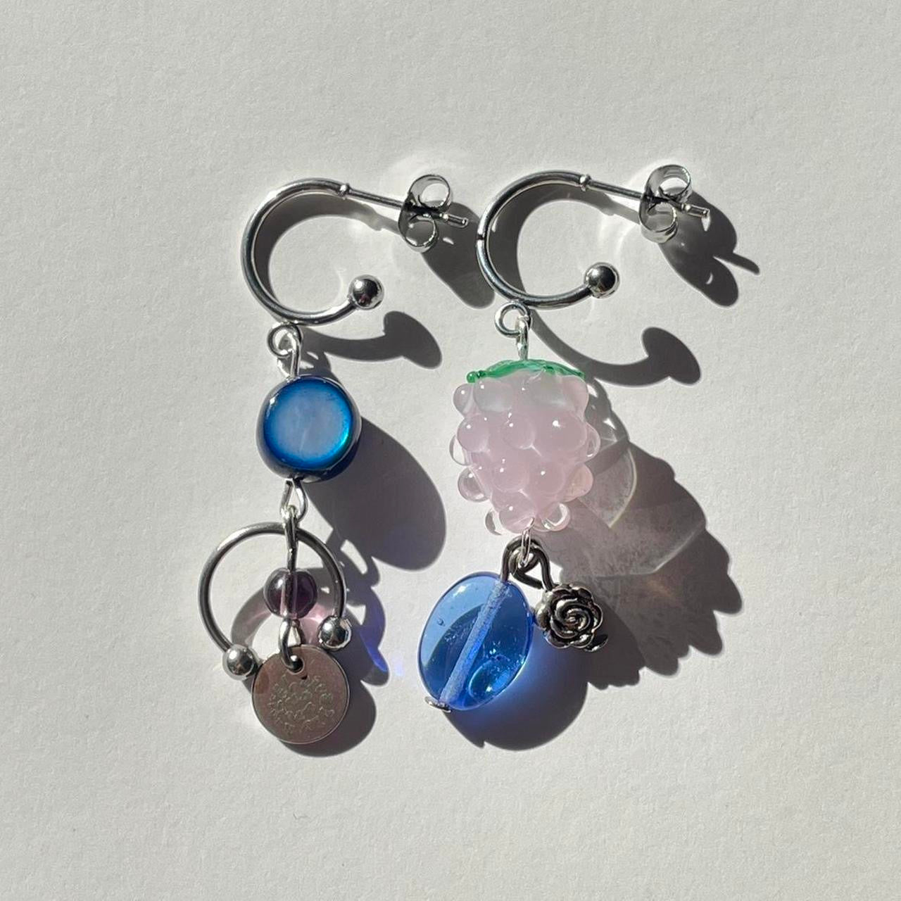 x the blue raspberry earrings *:..｡o○