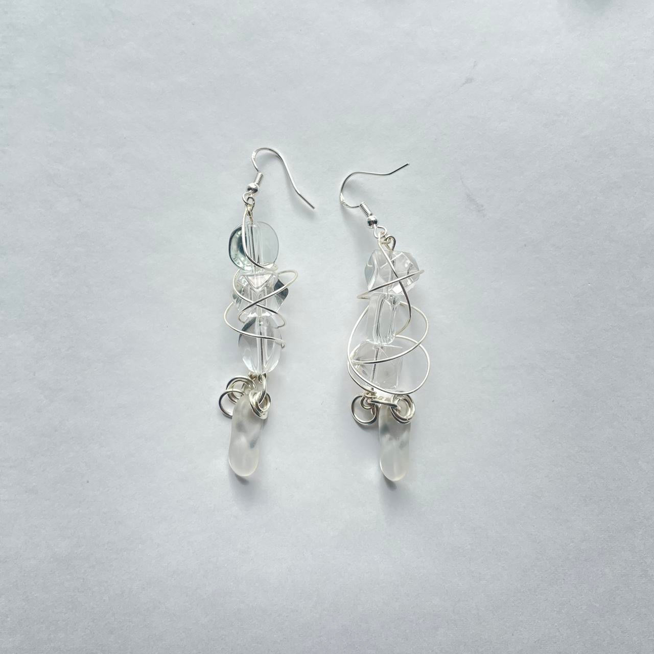 x the crystalized earrings ⋆｡°✩ ⋆⁺｡˚⋆˙