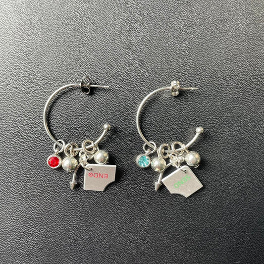 x the caller id earrings `✦ ˑ ִֶ 𓂃⊹