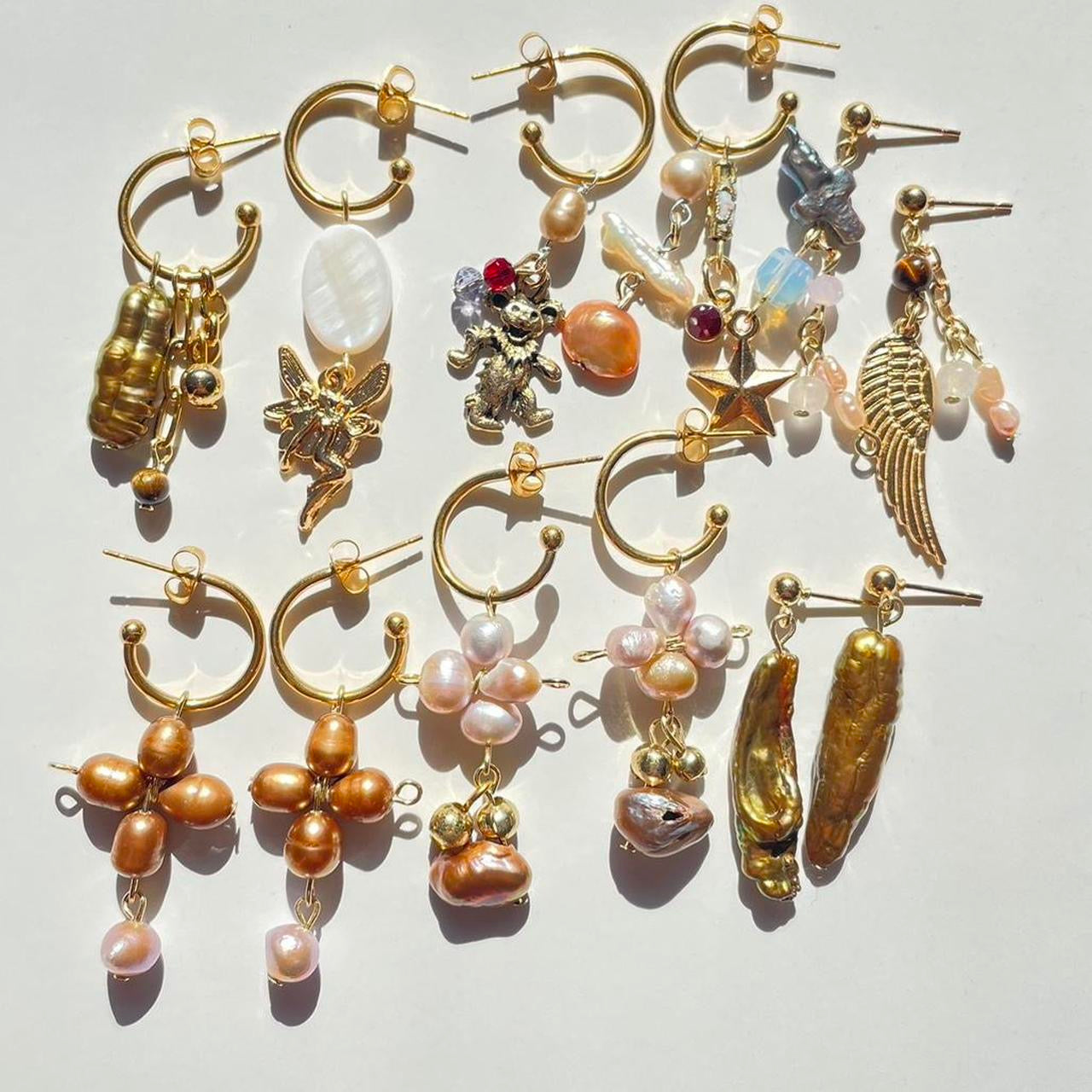 the sun ray earrings ✧.*