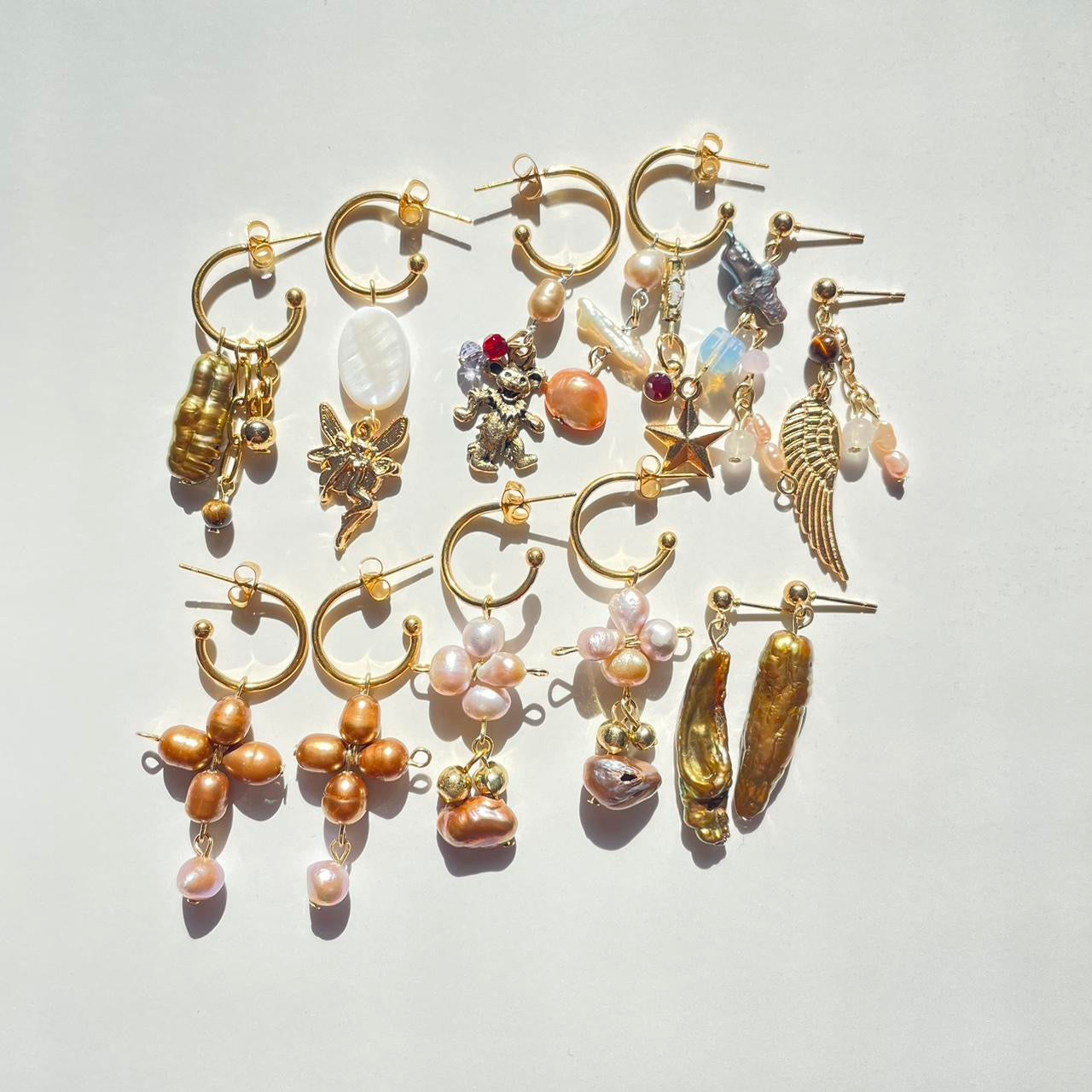 the heaven sent earrings ✮ ⋆ ˚｡𖦹